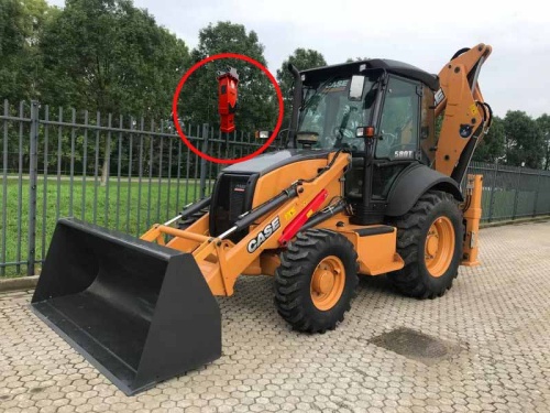 Аренда экскаватора CASE 580 T с гидромолотом